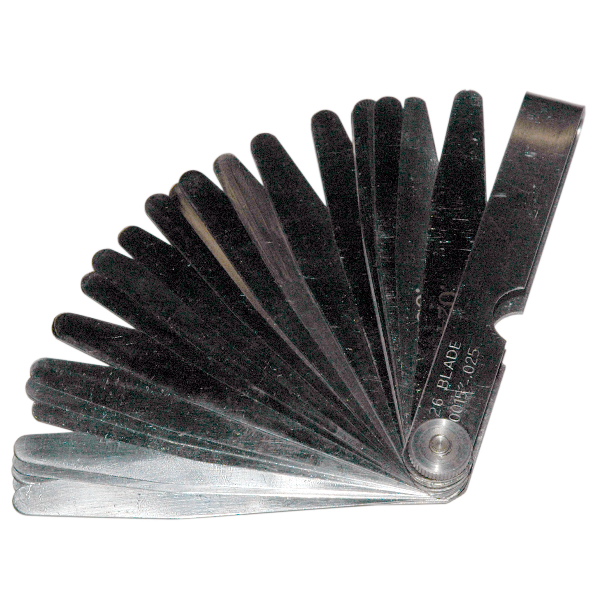 Feeler Gauge, Inch, 26 Leaves. from .0015" to .025". - Image 1