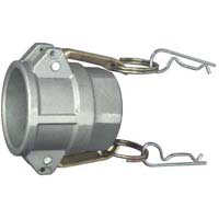 Cam & Groove Coupling, Type C 2-1/2" Aluminum, Female Coupler x Hose Shank