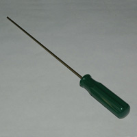 Brass Rod, Straight with Point, 1/8" Diameter, 13-3/4" Long