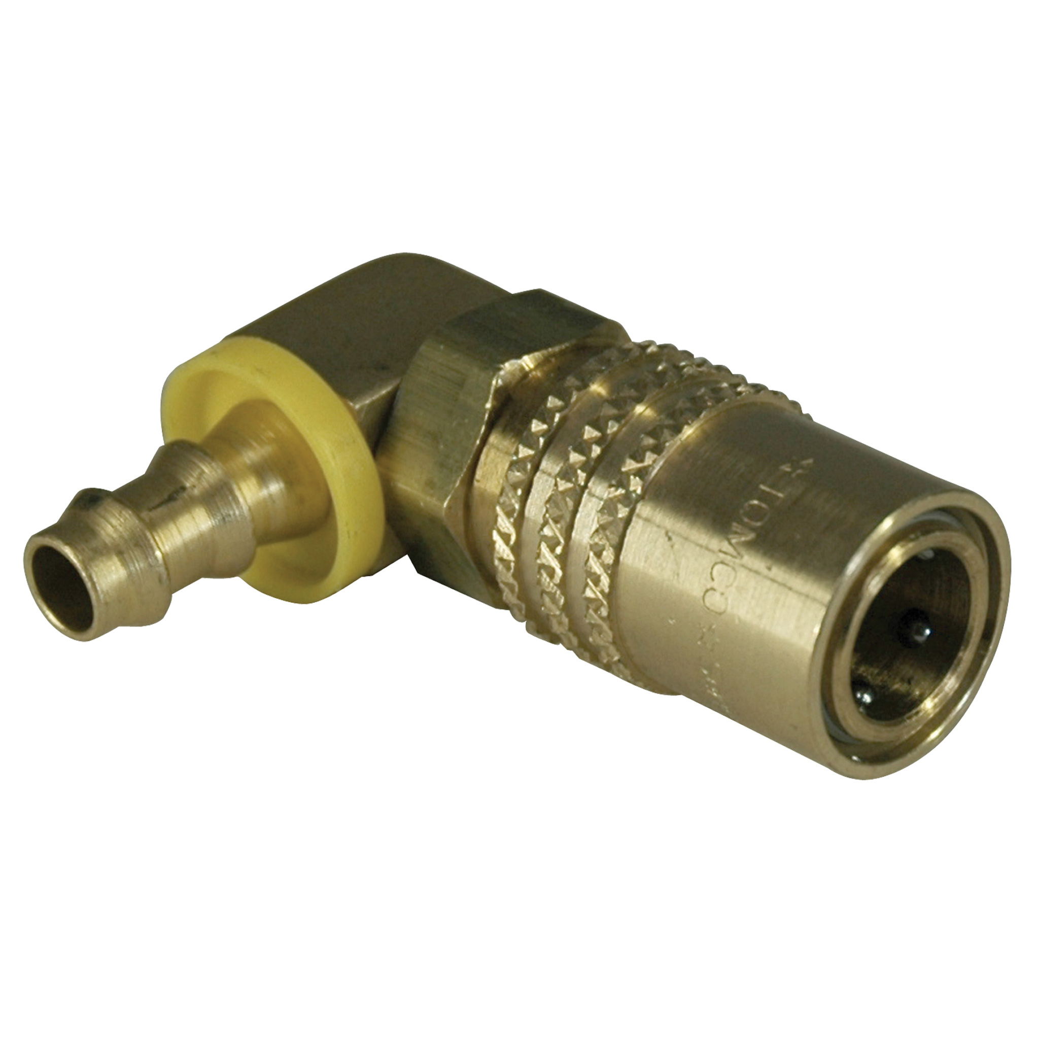 Coupler, Water, 3/8" Passage, 3/8"Hose Barb - Image 1