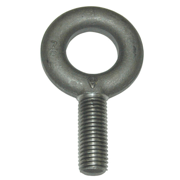Eyebolt, 7,000 lb. Capacity, Standard, Non-Shouldered, Forged Steel, 7/8"-9 Thread Size