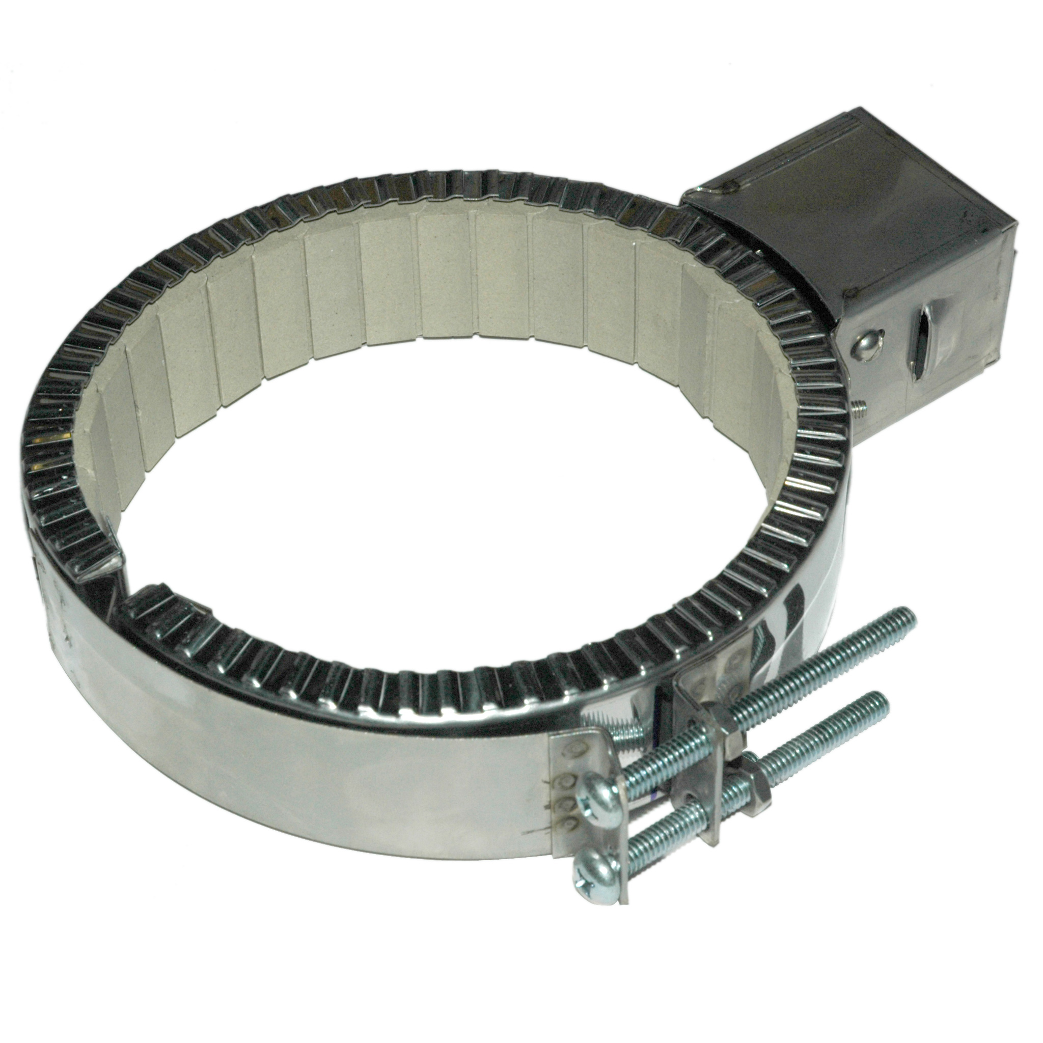 Heater Band, 5-1/2 to 6" Inside Diameter x 1-1/2" Wide, 240 Volt, 850 Watt, Ceramic - Image 1