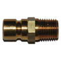 Plug, Water, 300 Series, 3/8" Passage, 1/4" NPT Male, Brass - Image 3