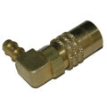 Coupler, 3/8" Passage, 90 Degree, 3/8" Inside Diameter Hose, 316 Series. - Image 2