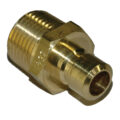 Plug, Water, 300 Series, 3/8″ Passage, 1/2″ NPT Male, Brass