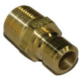 Plug, Water, 300 Series, 3/8" Passage, 3/8" NPT Male, Brass - Image 2