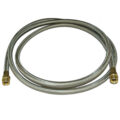 Hose, High Heat Resistant, PTFE, 12′ Long, Swaged 3/4″ Male NPT Fittings on Both Ends
