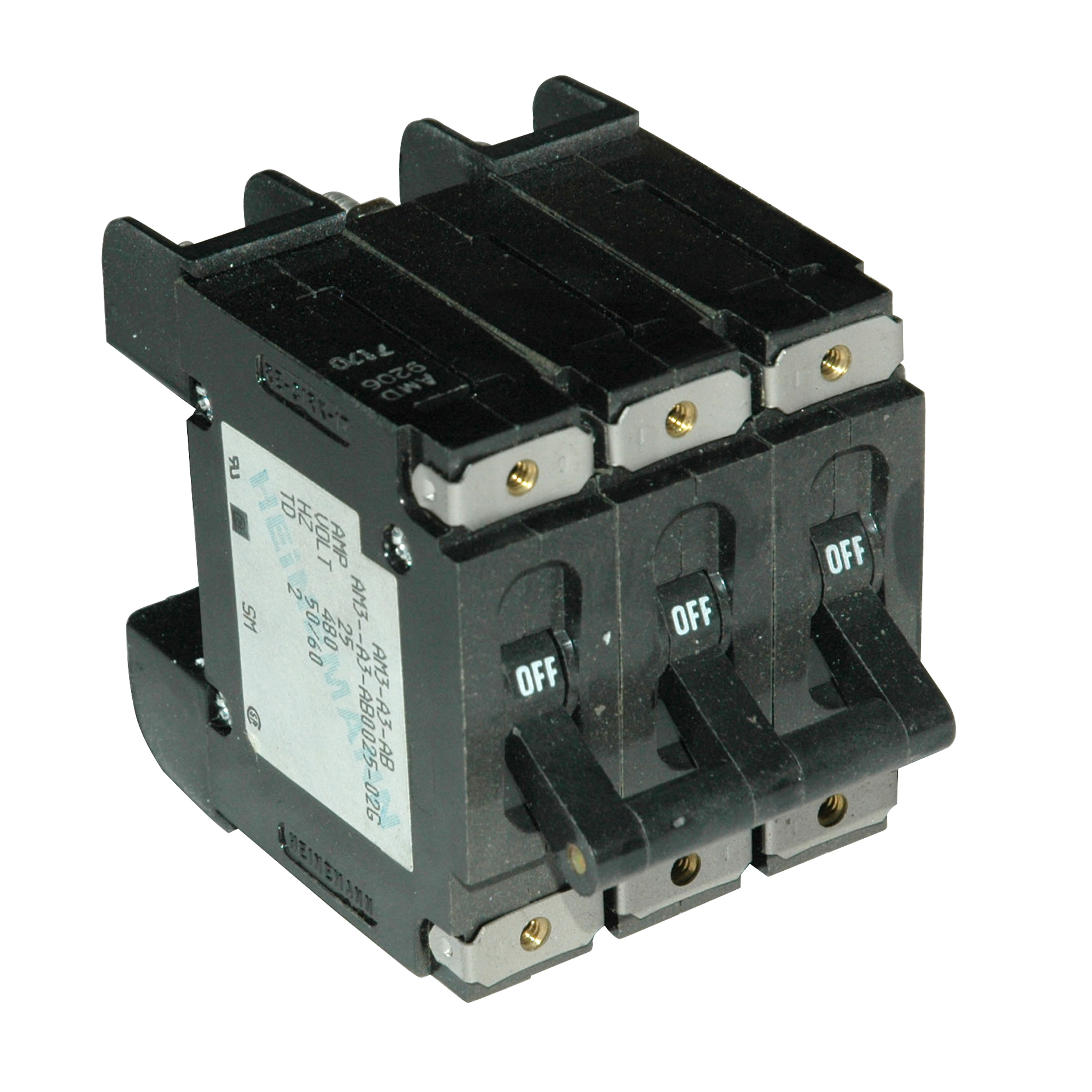 Circuit Breaker, 25 Amp, 460/60/3, 3 Pole - Image 1