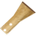 Flat, Wide Brass Scraper, 2″ Wide, 4″ Long