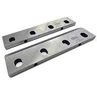 Grinder Blade, Rotating, 8-3/8" x 2-3/8", Beveled Edge - 30 Degree Taper on Both Sides, D2