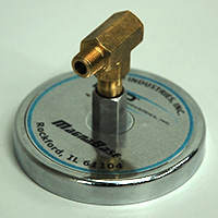 Air Differential Blowoff/Air Actuator System Magnetic Mounting Base with Tee Adapter
