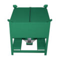 Hopper Cover Option, Two-Piece With Hinge