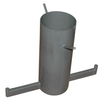 Auger Tube, 20" L, 8" Diameter, for Model 500 Hurricane Mixer