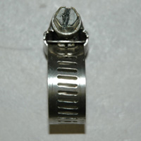 Hose Clamp, Worm Gear, Standard, 1/2" Wide Clamp # 10, Size Range: 1/2" to 1-1/16" Diameter