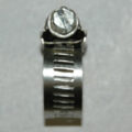 Hose Clamp, Worm Gear, Standard, 1/2″ Wide Clamp # 8, Size Range: 7/16″ to 1″ Diameter