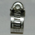 Hose Clamp, Worm Gear, Standard, 1/2″ Wide Clamp # 6, Size Range: 3/8″ to 7/8″ Diameter