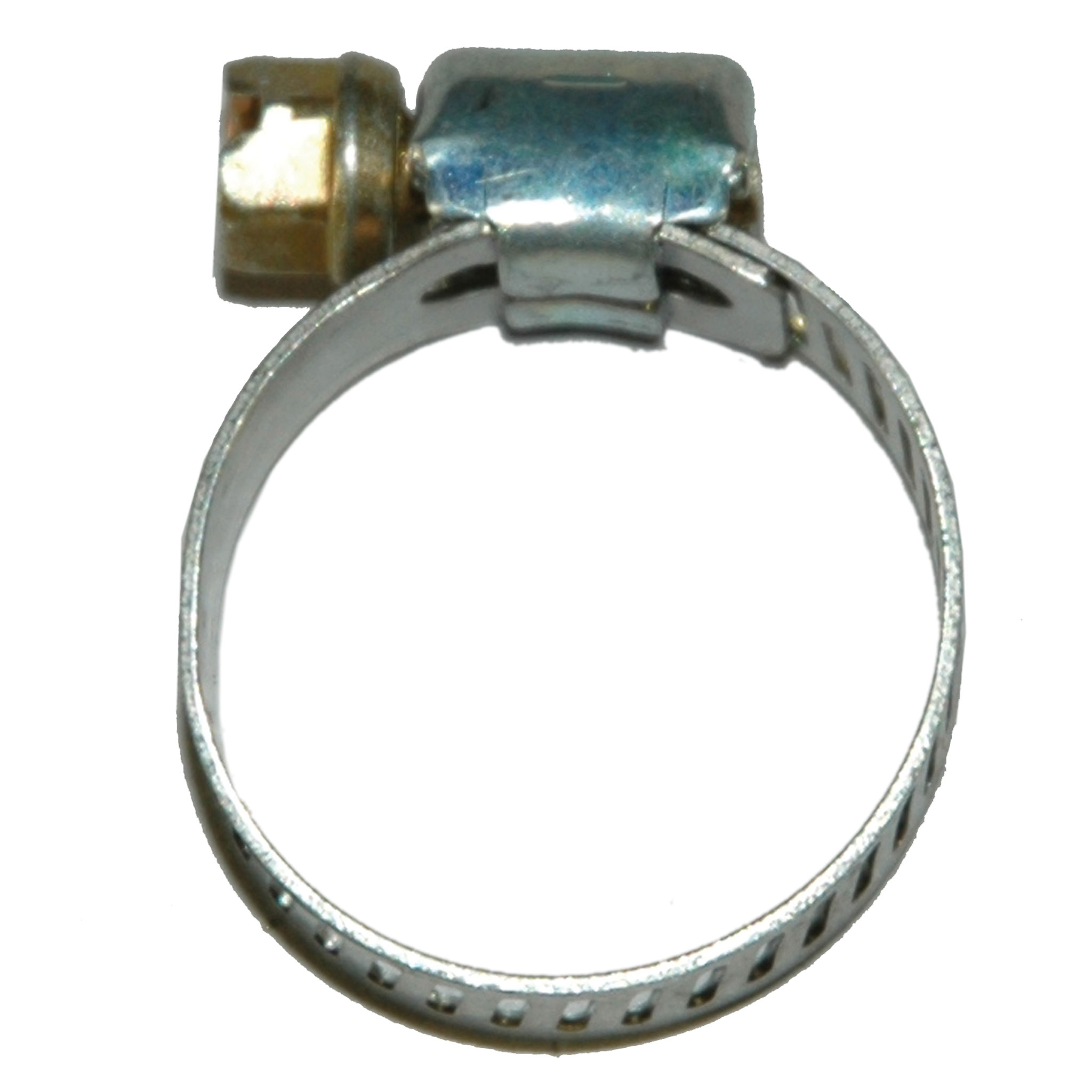 Hose Clamp, Worm Gear, Micro Size, 5/16" Wide Clamp # 6, Size Range: 7/16" to 25/32" Diameter - Image 1