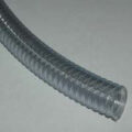 Loader Hose, 1-1/4″ ID, Static Wire, Clear Wall, Helix Reinforced Food Grade PVC & Seamless Smooth Bore