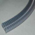 Loader Hose, 1-3/4″ ID, Static Wire, Clear Wall, Helix Reinforced Food Grade PVC & Seamless Smooth Bore