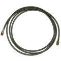 Hose, High Heat Resistant, PTFE, 10′ Long, Swaged 1/4″ Male NPT Fittings on Both Ends