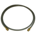 Hose, High Heat Resistant, PTFE, 6′ Long, Swaged 3/8″ Male NPT Fittings on Both Ends