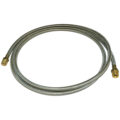 Hose, High Heat Resistant, PTFE, 1′ Long, Swaged 1/2″ Male NPT Fittings on Both Ends