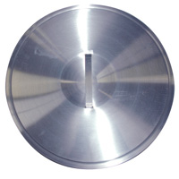 Lid, for 24" Diameter Hopper, w Handle & Flange