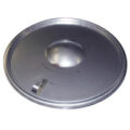 Lid, for 24″ Diameter Hopper, w Handle & Flange