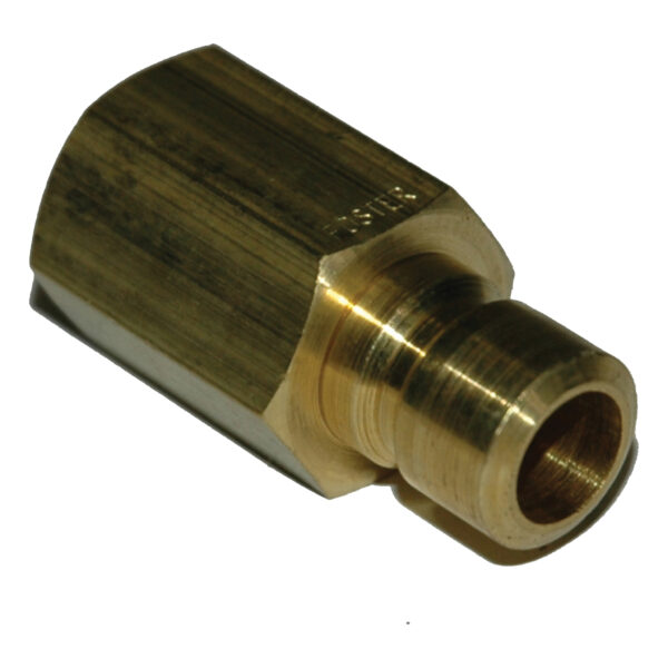 Plug, Water, 300 Series, 3/8" Passage, 3/8" NPT Female, Brass