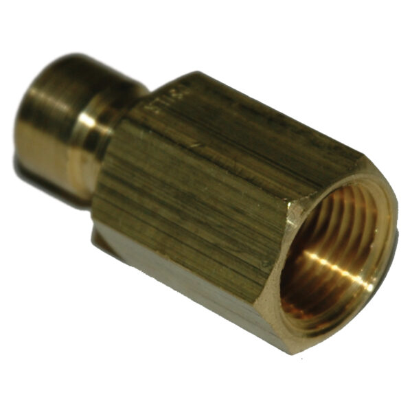Plug, Water, 300 Series, 3/8" Passage, 3/8" NPT Female, Brass