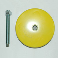 Machine Leveling Mounting Pad, 9" Diameter 2-1/4" High. Includes 1"-14 x 8" Bolt.