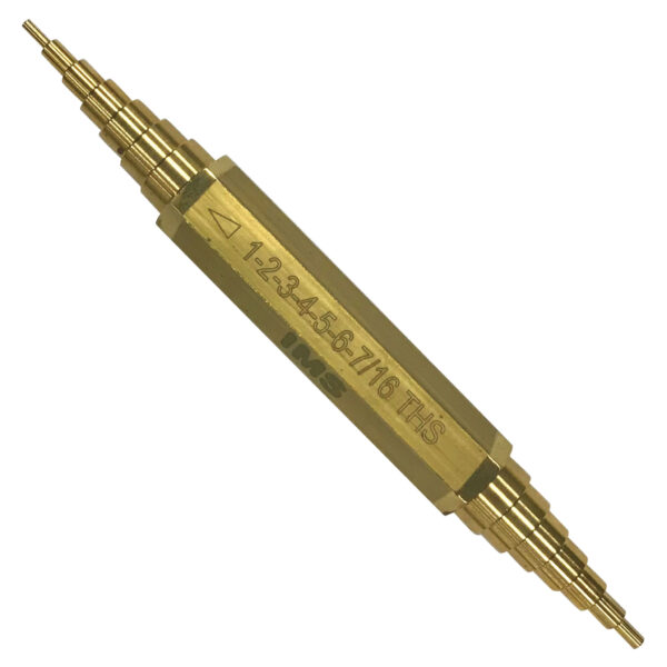 Nozzle Orifice Gauge, 1/16" to 15/32", Brass