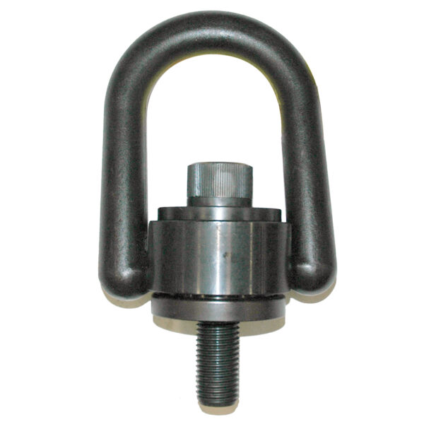 Hoist Ring, Standard Size, Rated Load: 15000 lb. 1-1/4"-7 Thread Size, 2.63" Thread Length