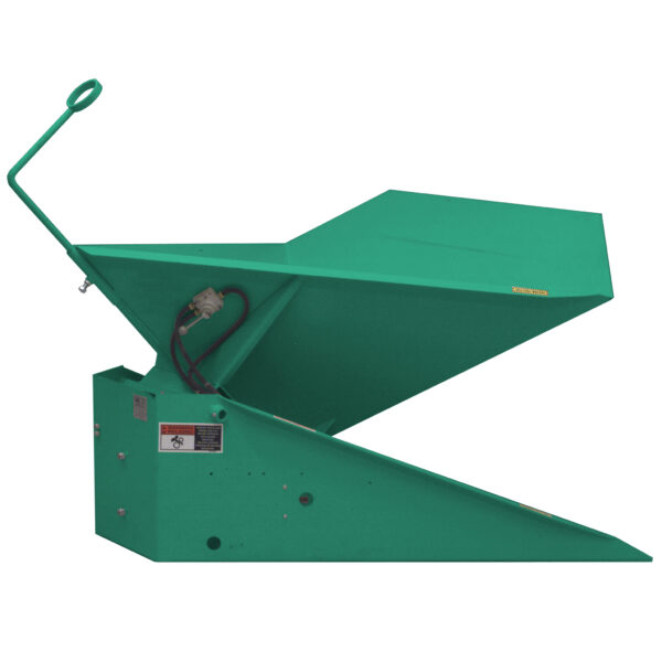 Automatic Floor-Level Gaylord Tilter with Pneumatic Vibrator