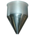 Conical Hopper, 16″ Diameter with 9-3/8″ Straight
