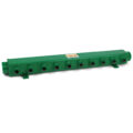 Manifold, Water, Steel, HV-ST Series (2) 1-1/2″ NPT Inlet/Outlet, (10) 1/2″ NPT Ports, 25-1/4″ OAL
