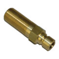 Plug, Water Extension, 300 Series, 3/8" Passage, 2.5" Length, 3/8" NPT, Brass - Image 2