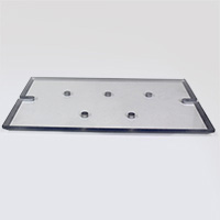 Clear Plastic Plate, 6" X 6" Drawer Magnet