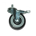 Caster, 4″ Diameter, Swivel, Wheel Locking Only, Not Swivel Lock