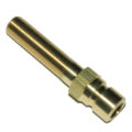 Plug, Water Extension, 300 Series, 3/8″ Passage, 2.5″ Length, 1/8″ NPT, Brass