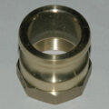 Cam & Groove Coupling, Type A 1-1/2″ Brass, Male Adapter x Female NPT Thread