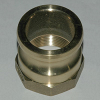 Cam & Groove Coupling, Type A 3" Aluminum, Male Adapter x Female NPT Thread