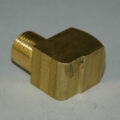 Street Elbow, 90 Degree, Brass Mold Fitting 3/8″ NPT Male x 3/8″ NPT Female – Barstock