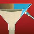 Hopper Agitator, Pneumatic, Rubber Disk with Stainless Steel Post.