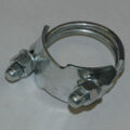 Spiral Double Bolt Hose Clamp, Counterclockwise, 1-1/2″