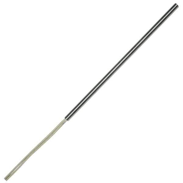 Cartridge Heater, 1/4" Dia x 7" Length, 240 Volt, 600 Watt