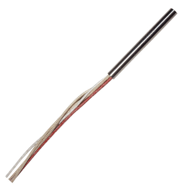 Cartridge Heater, 1/4" Dia x 2-1/2" Length, 240 Volt, 200 Watt, Type J