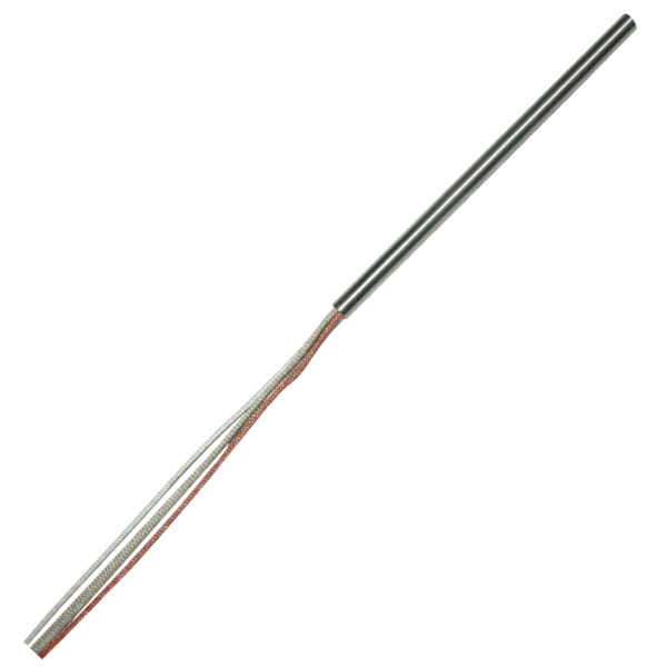 Cartridge Heater, 1/4" Dia x 5" Length, 240 Volt, 250 Watt, Type J