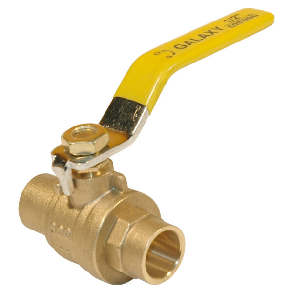 Ball Valve, 1/2", Solder Ends