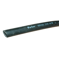 Hose, Water/Air, 1/4" Inside Diameter, 200 psi, Black, 0.55" Outside Diameter, General Service